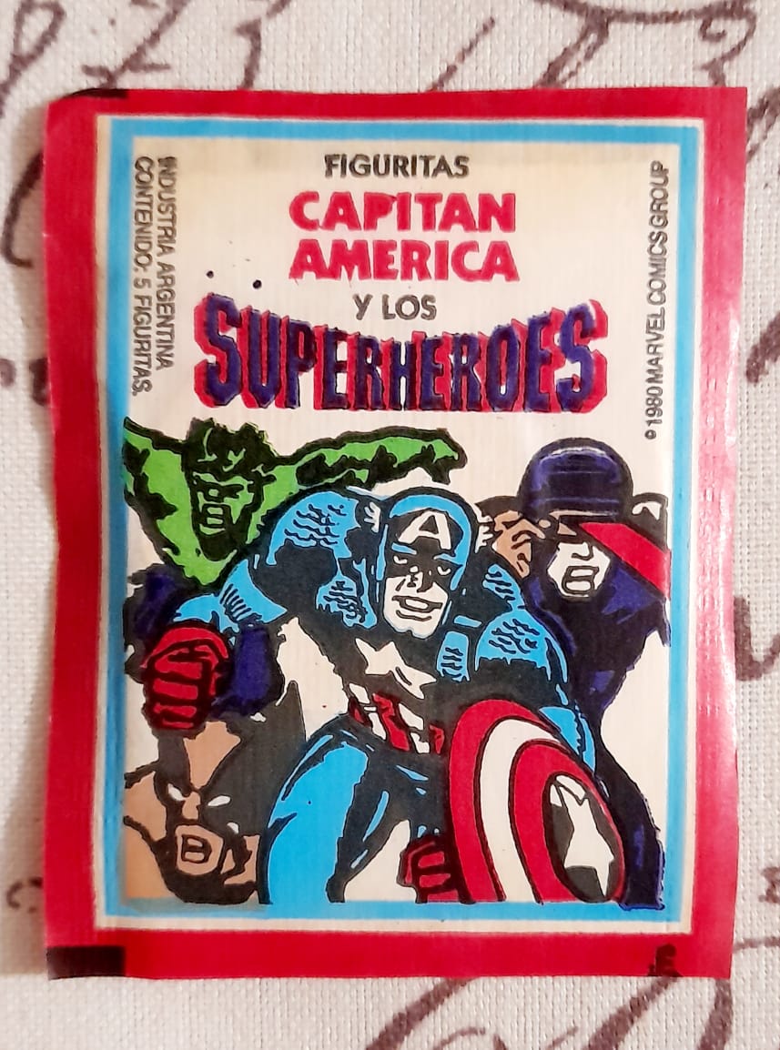 Sobre Sellado Capitan America Y Los Super Heroes 100 Colección