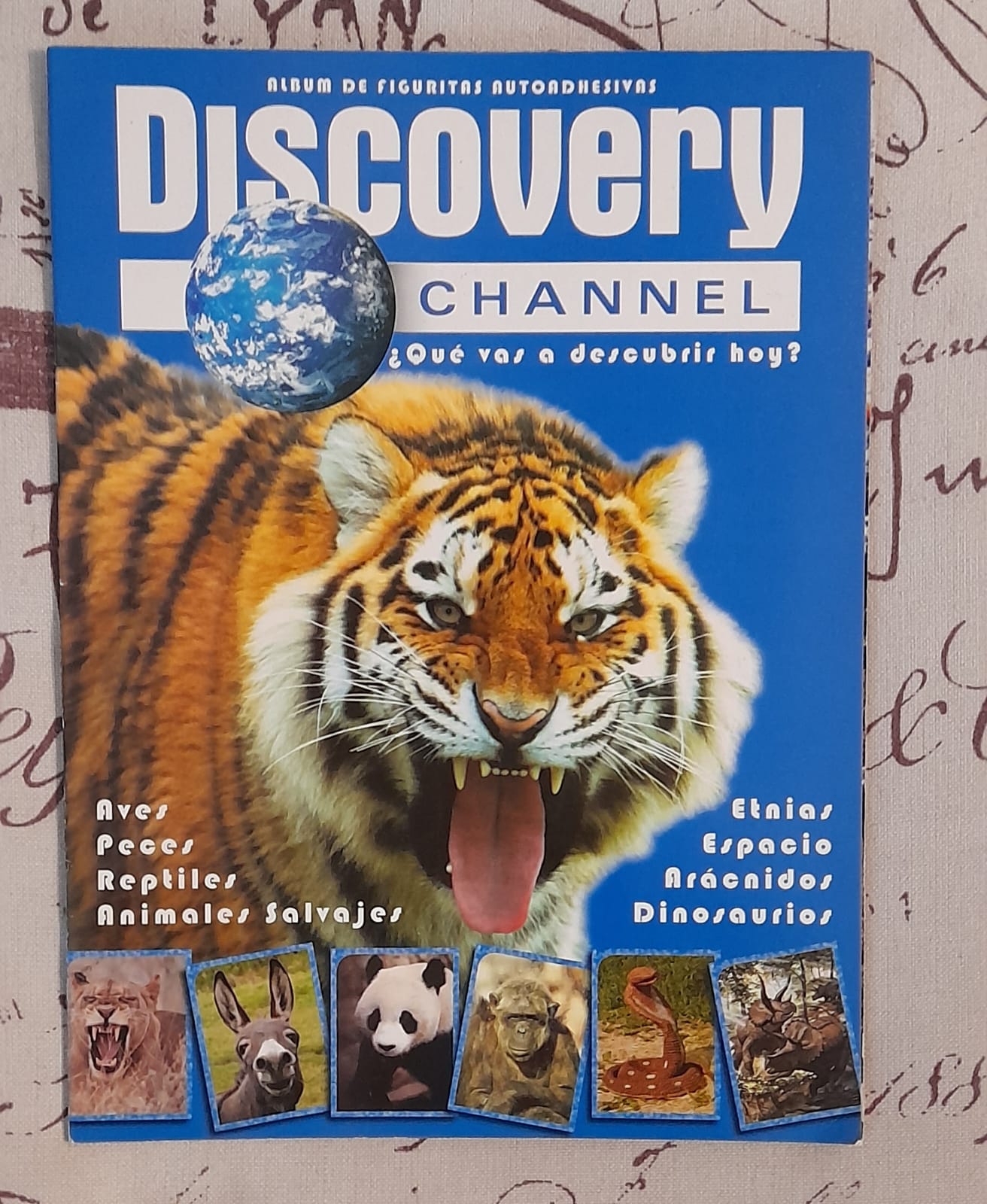 Album completo laminas pegadas Discovery Channel