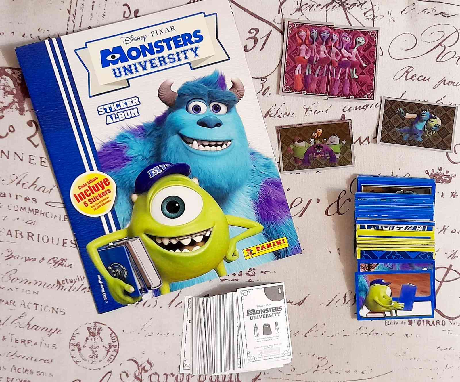 Album INCOMPLETO a pegar Monster University Panini