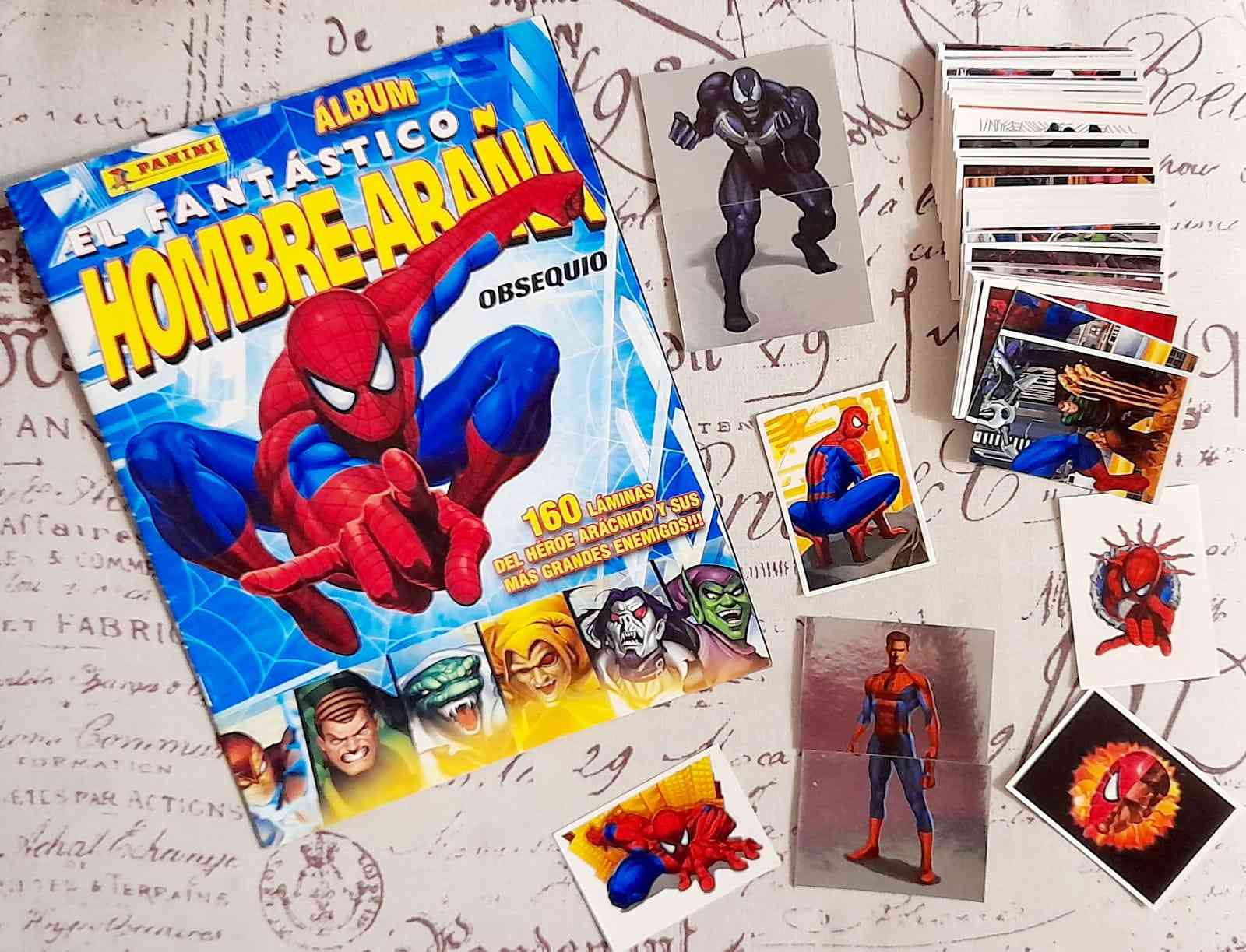 Album INCOMPLETO a pegar El Fantastico Hombre Araña Panini