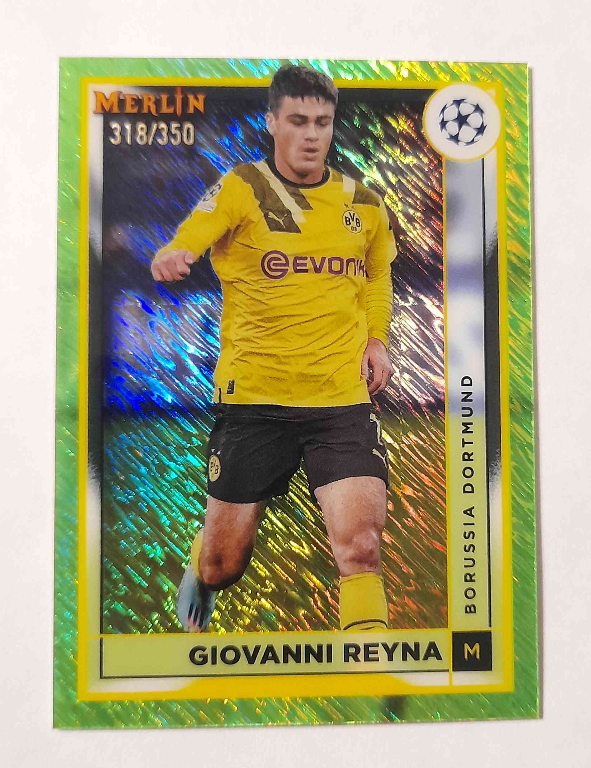 Carta Giovanni Reyna Borussia Dortmund Toops Merlin 318/350